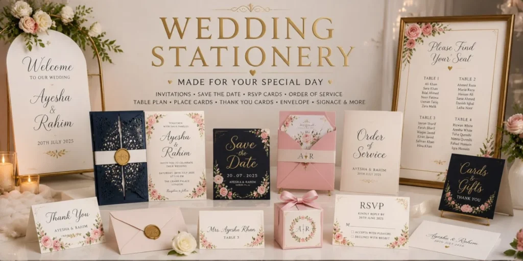 Wedding Stationery Printing Ashford